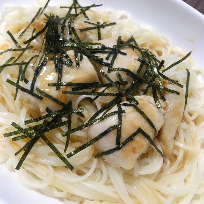 簡単ランチに♪鶏肉冷やしうどん